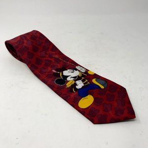 Balancine Disney Neck Tie Mickey Mouse Red